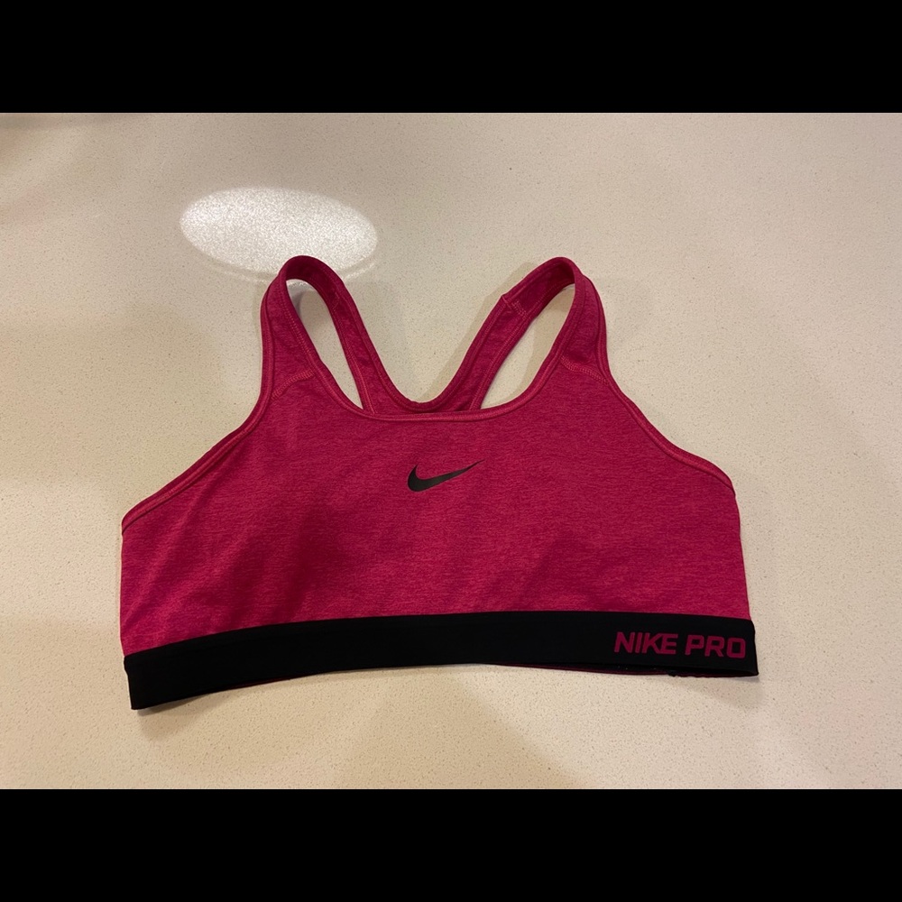 Pink Nike Sports Bra